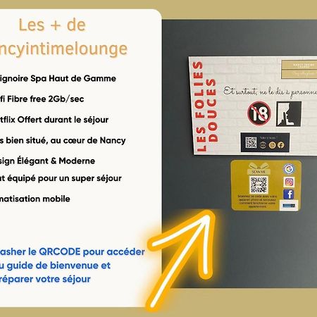 Suite Les Folies Douces & Spa By Nancyintimelounge Extérieur photo